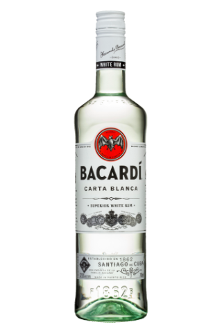 Bacardi Carta Blanca 750ml 40