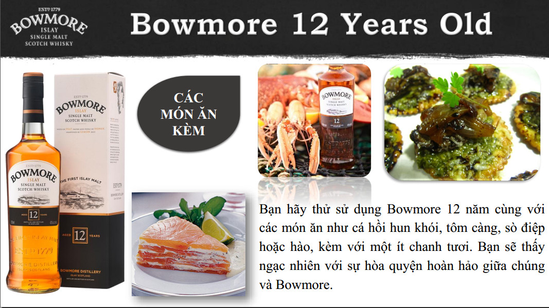 Bowmore 12 mon an