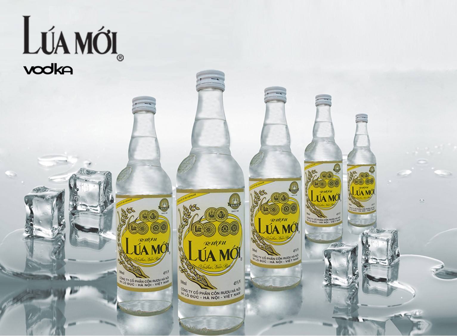 quang cao vodka lua moi 500 ml 700ml