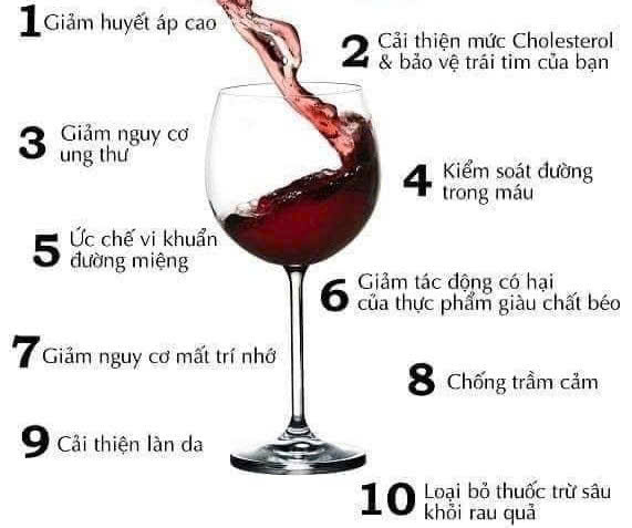 10 loi ich cua vang do