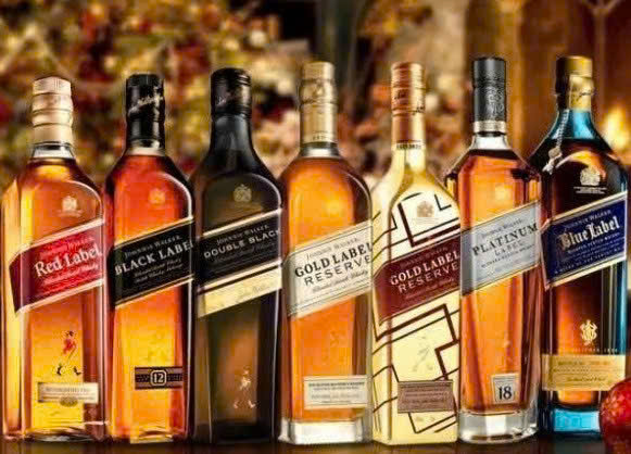 7 loai Johnnie Walker tai viet nam Diageo