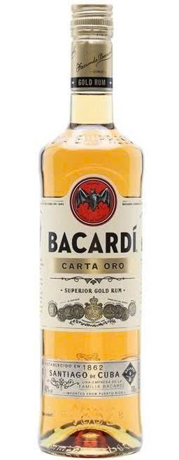 Bacardi Carta Oro vang
