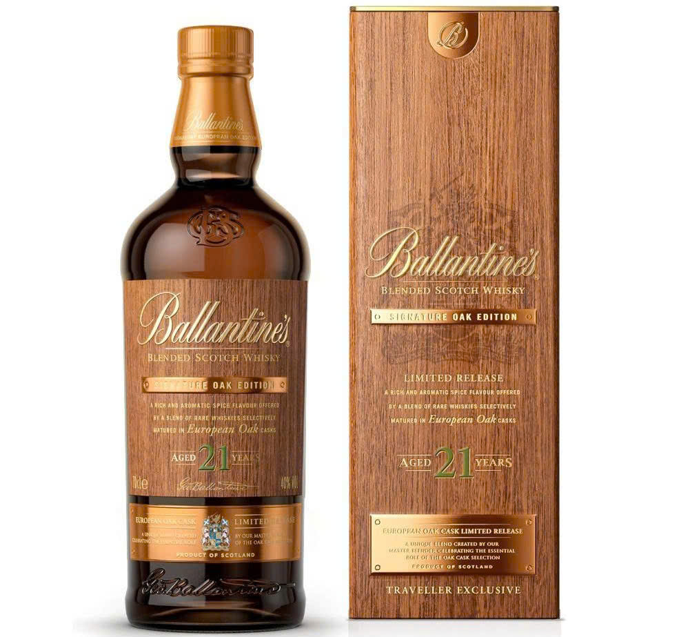 Ballantines 21 Year Old Signature Oak Edition gia re