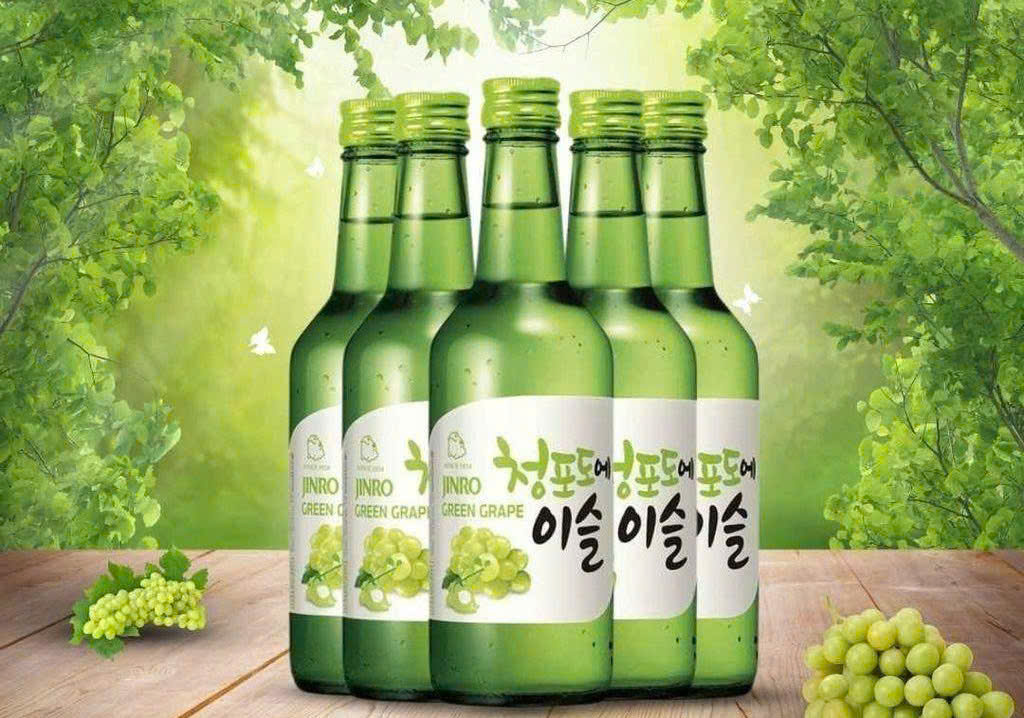 Ban jinro soju vi nho xanh gia re