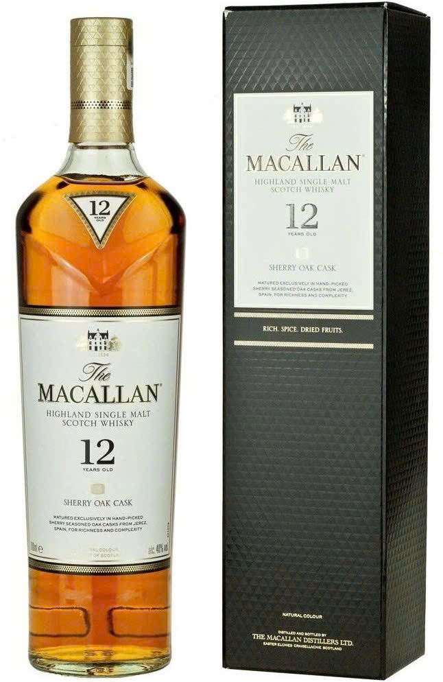 Ban macallan 12 sherry oak gia re