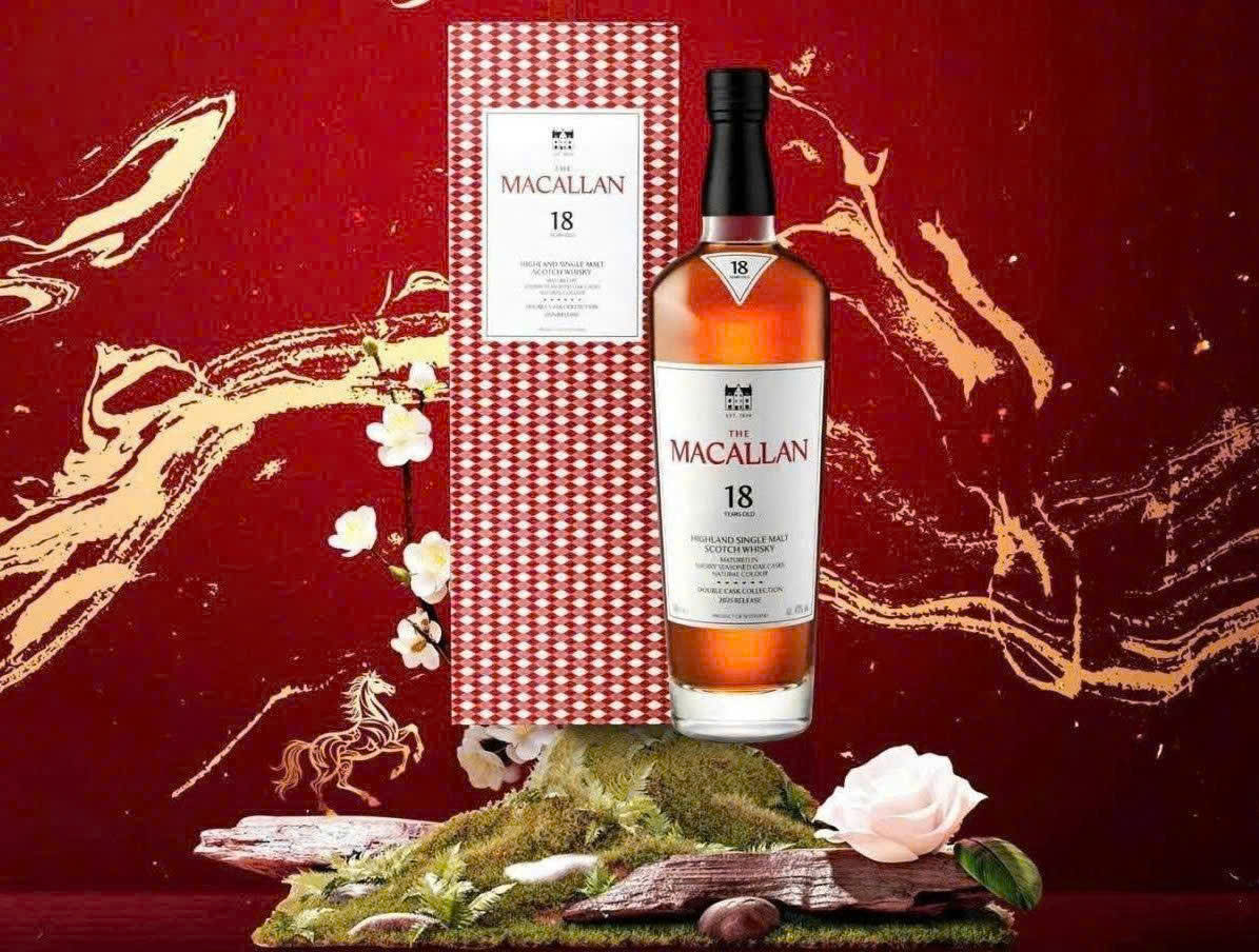 Bay mau Macallan 18 Year Double Cask moi