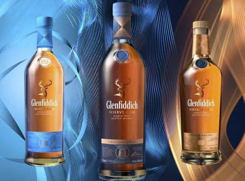 Bo suu tap Glenfiddich Cask Collection gom 3 san pham