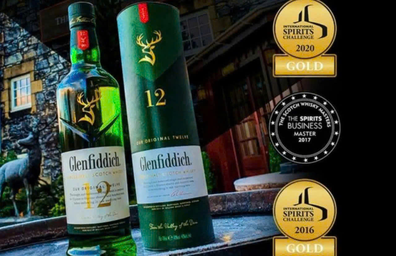 Cac giai thuong Quoc Te danh cho Glenfiddich 12 Years Old