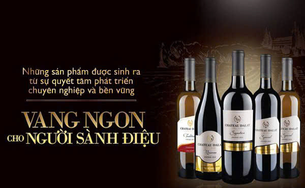 Cac loai CHateau Dalat duoc ua chuong nhat