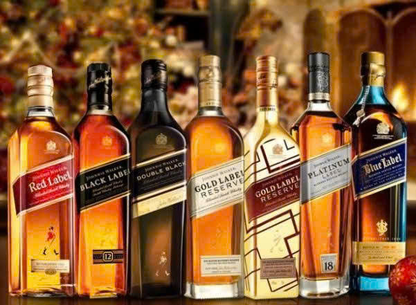 Cac loai Johnnie Walker tai viet nam Diageo