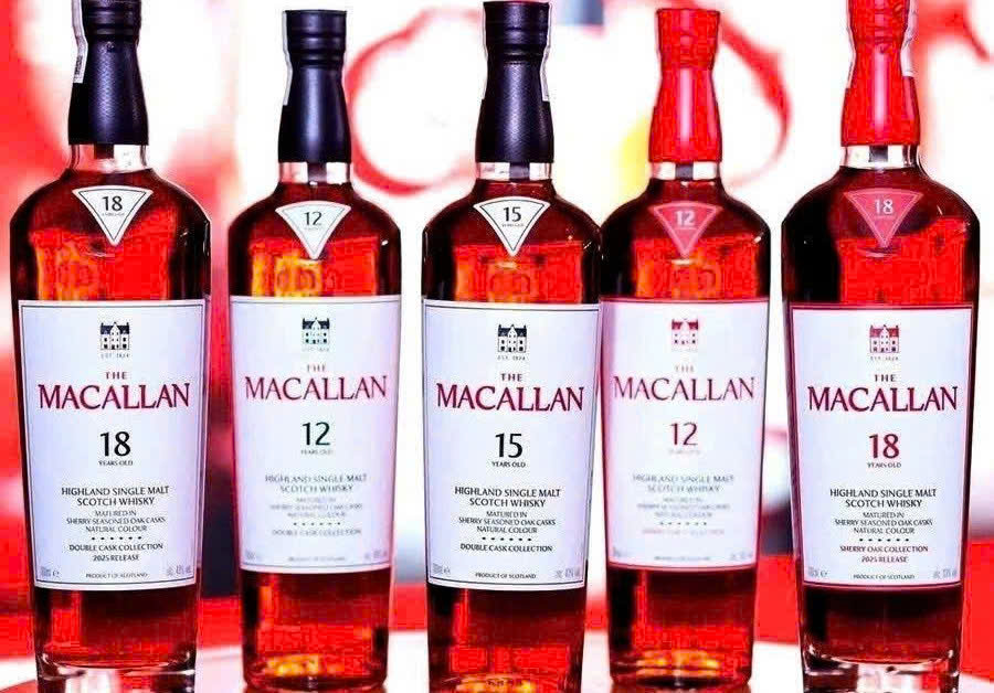 Cac loai Macallan 12 mau moi