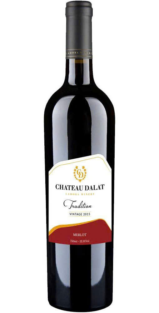 Chateau Dalat tradition merlot 750ml 12 5 do