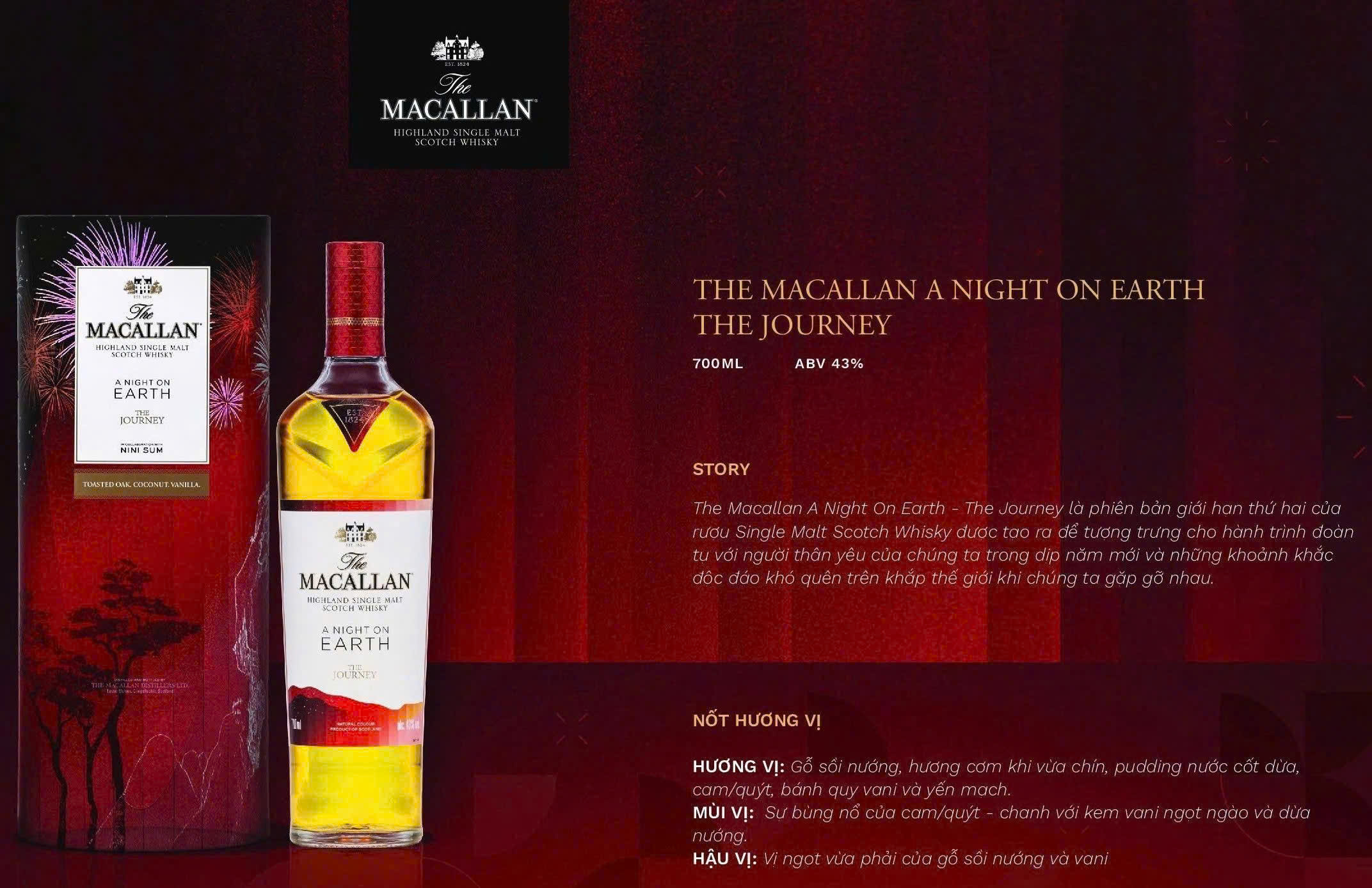 Dac diem cua Macallan Earth 700 ml