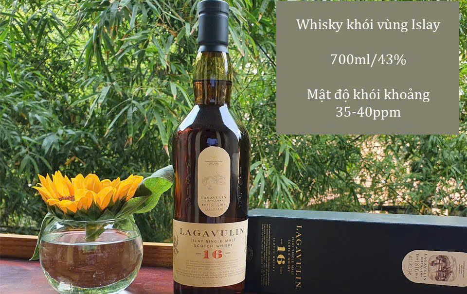 Dac diem cua Ruou Whisky khoi Lagavulin 16