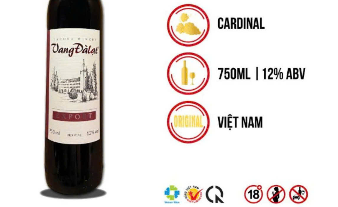 Dac diem cua vang da lat export red 12 do
