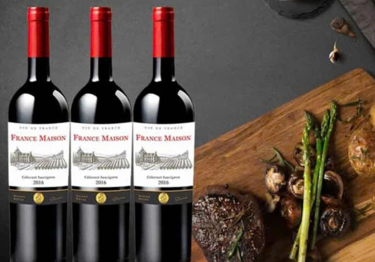 Dung chuan vi Vang Phap Maison 750 ml