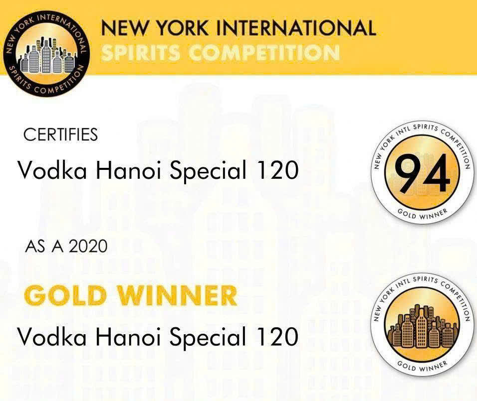 Giai bac Quoc Te cho ruou Vodka Ha Noi S 120