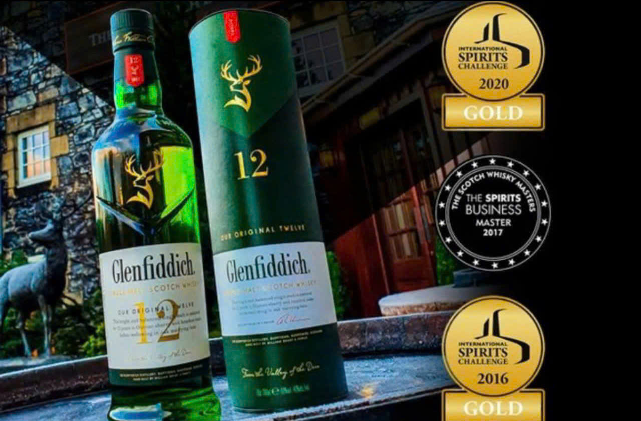 Giai thuong Quoc te cho Glenfiddich 12 nam
