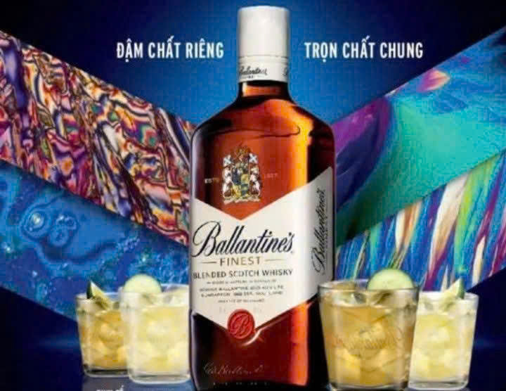 Gioi thieu Ballantines Finest 1 Lit