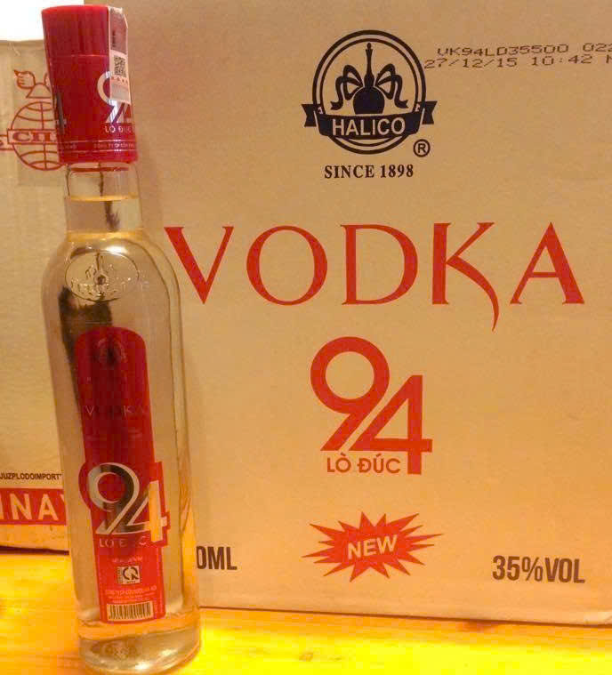 Gioi thieu Ruou 94 vodka Lo Duc