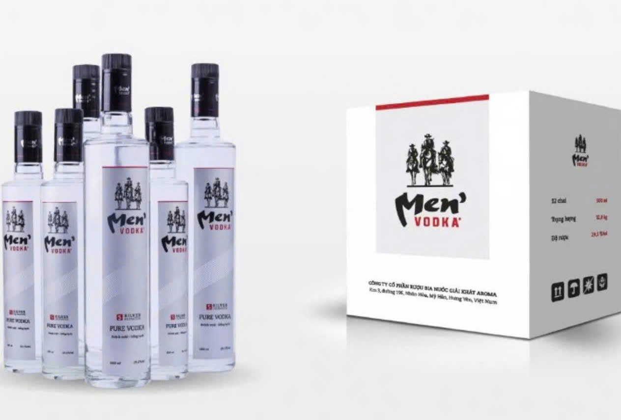 Gioi thieu Ruou Vodka Men 500ml va 300ml