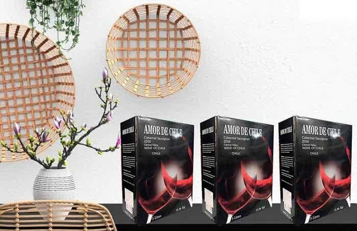 Gioi thieu ruou vang bich amor de chile 3 lit