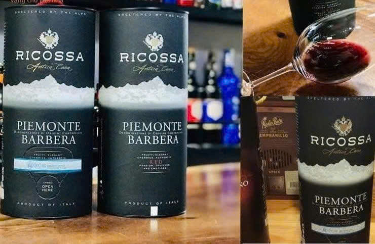 Gioi thieu vang y Ricossa 3 Lit gia re nhat