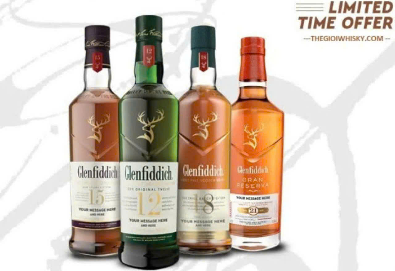 Glenfiddich cac loai tai VN