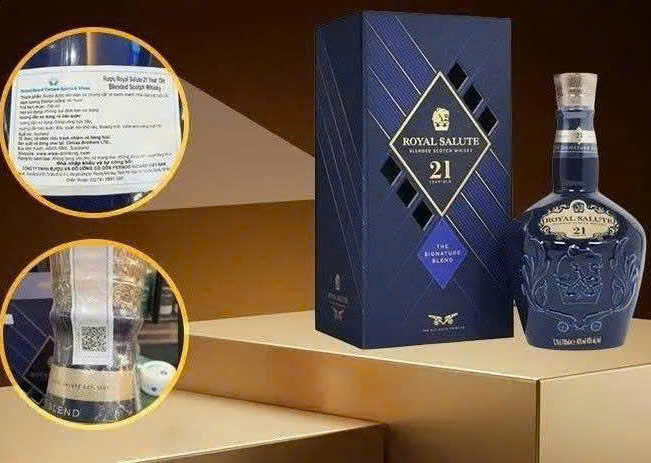 Nhan biet Chivas 21 YO nhap khau