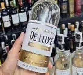 Nhan hieu Akvadiv DeLuxe Vodka 1 lit belarus