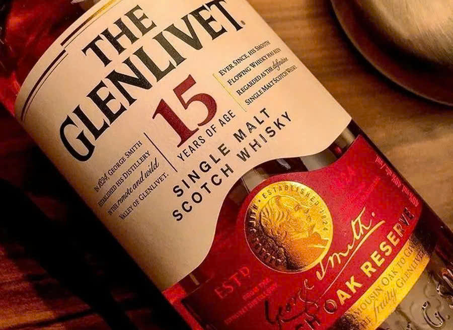 Nhan hieu Glenlivet 15 YO