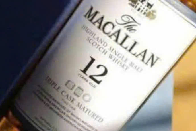 Nhan hieu The macallan 12 Triple Cask
