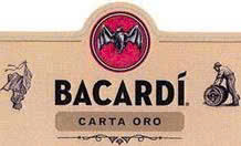 Nhan hieu bacardi carta oro superior vang