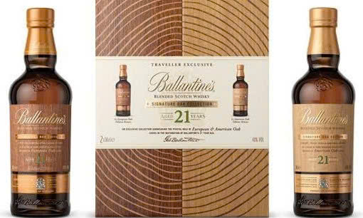 Nhan hieu ballantines 21 signature oak