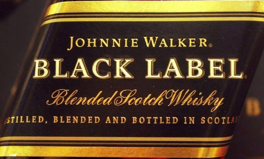 Nhan hieu black label 1 lit