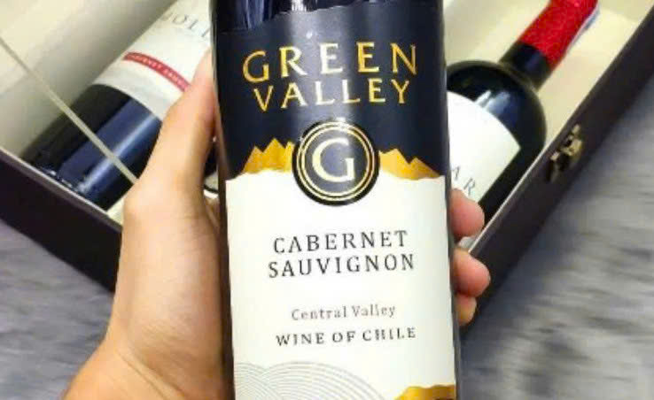 Nhan hieu vang Green Valley Cabernet sauvignon