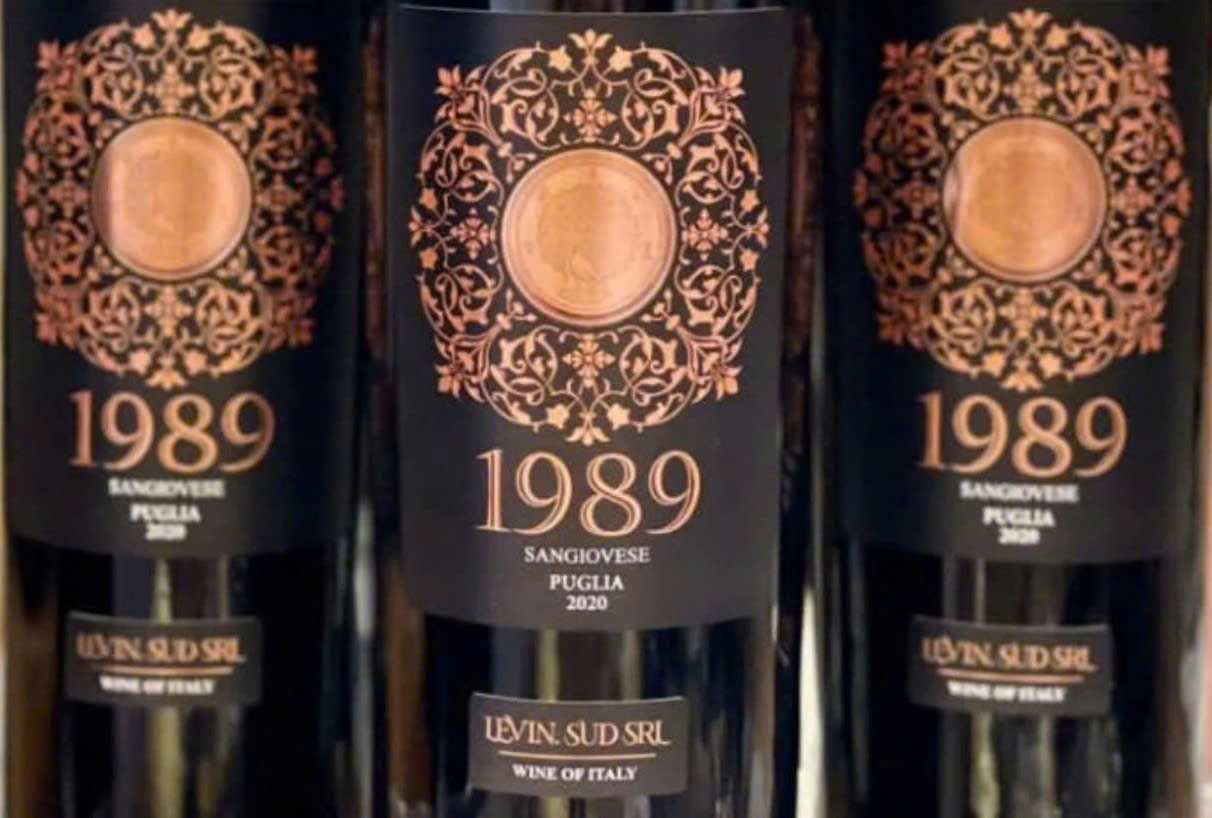 Nhan hieu vang y 1989 75 cl