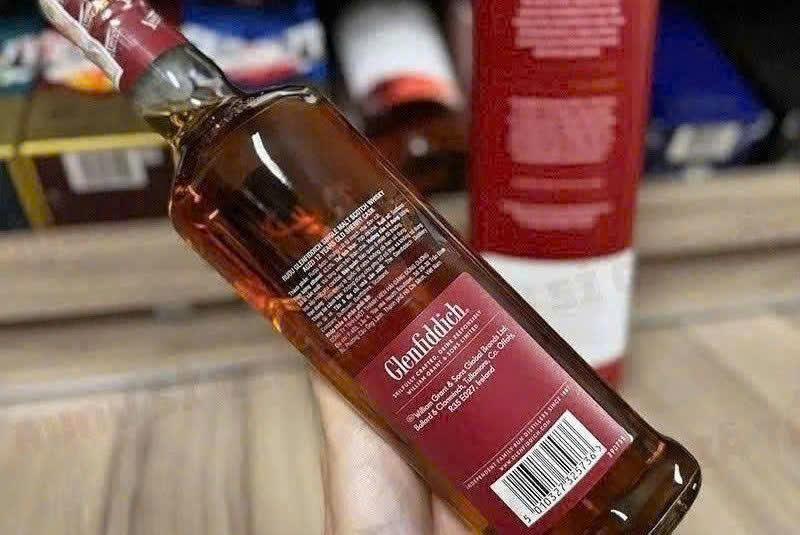 Nhan sau glenfiddich 12 Sherry Cask finish 700 ml