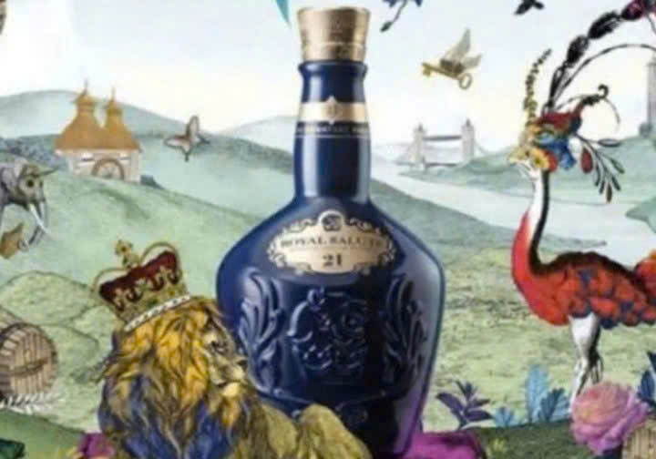 Quang cao Chivas 21 Royal Salute 21 YO