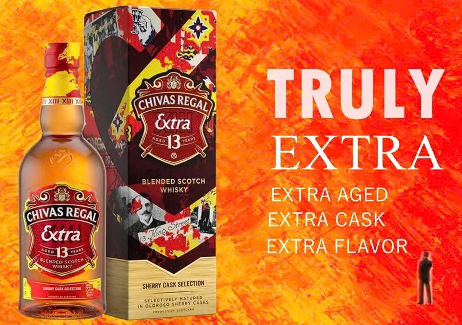 Quang cao Chivas Extra 13 Do Moi