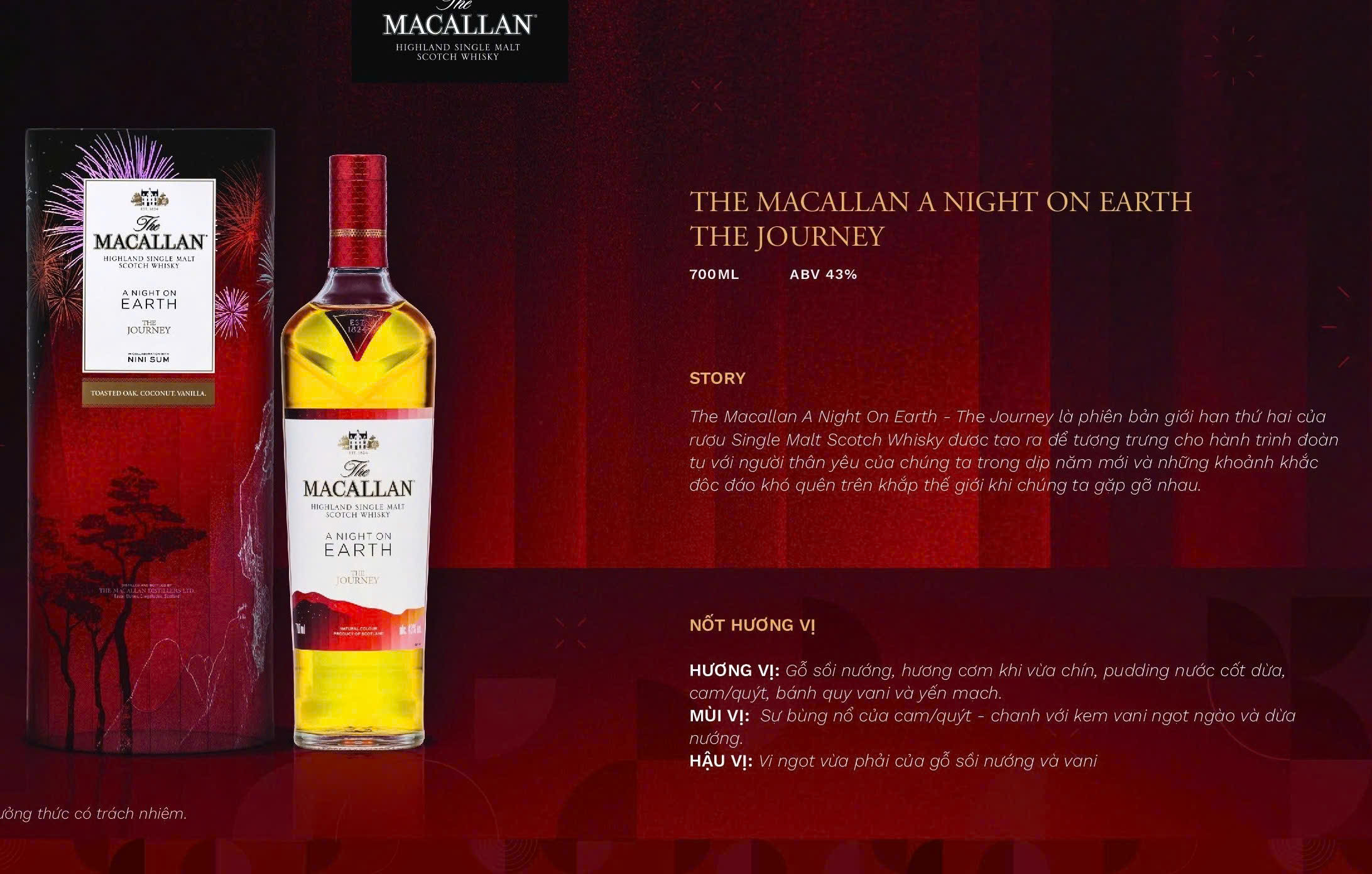 Quang cao The Macallan Earth 700 ml