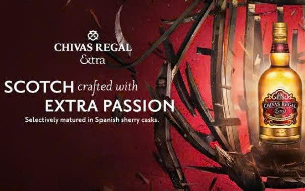 Quang cao chivas extra 700ml