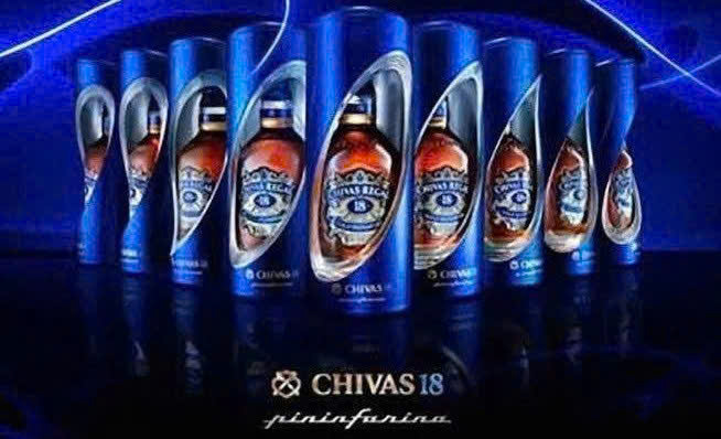 Quang cao phien ban gioi han cua Chivas 18 pininfarina 750ml
