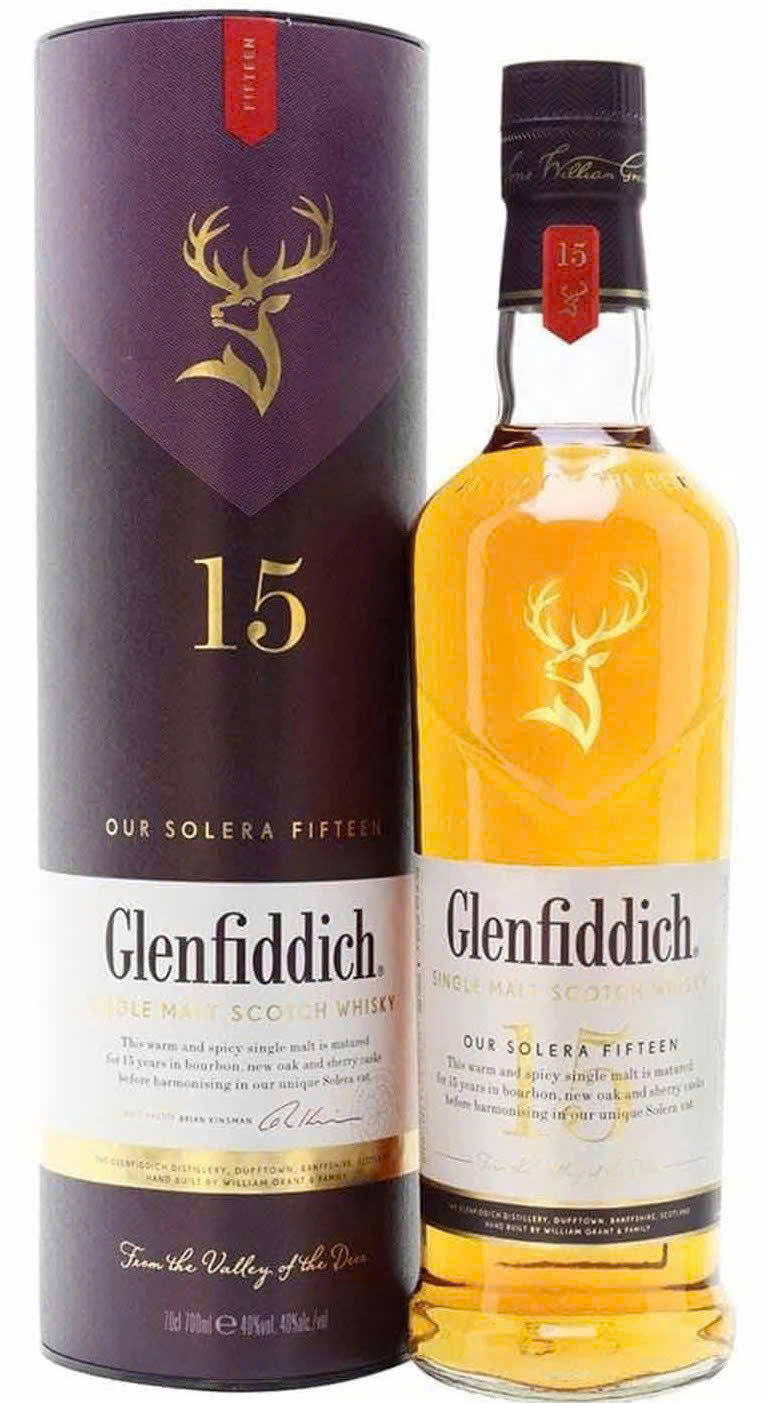 Ruou Glenfiddich 15 nam o dau gia re nhat