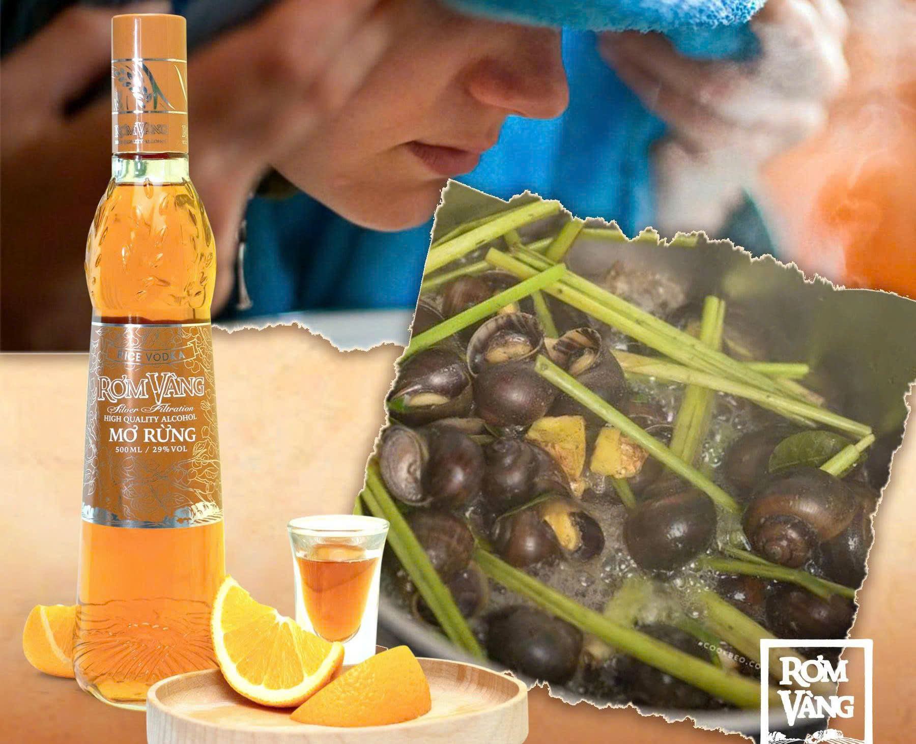 Ruou mo rom Vang va hai san