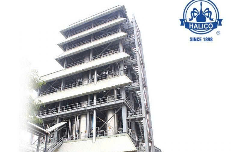 Thap chưng cat ruou 8 tang cua Halico