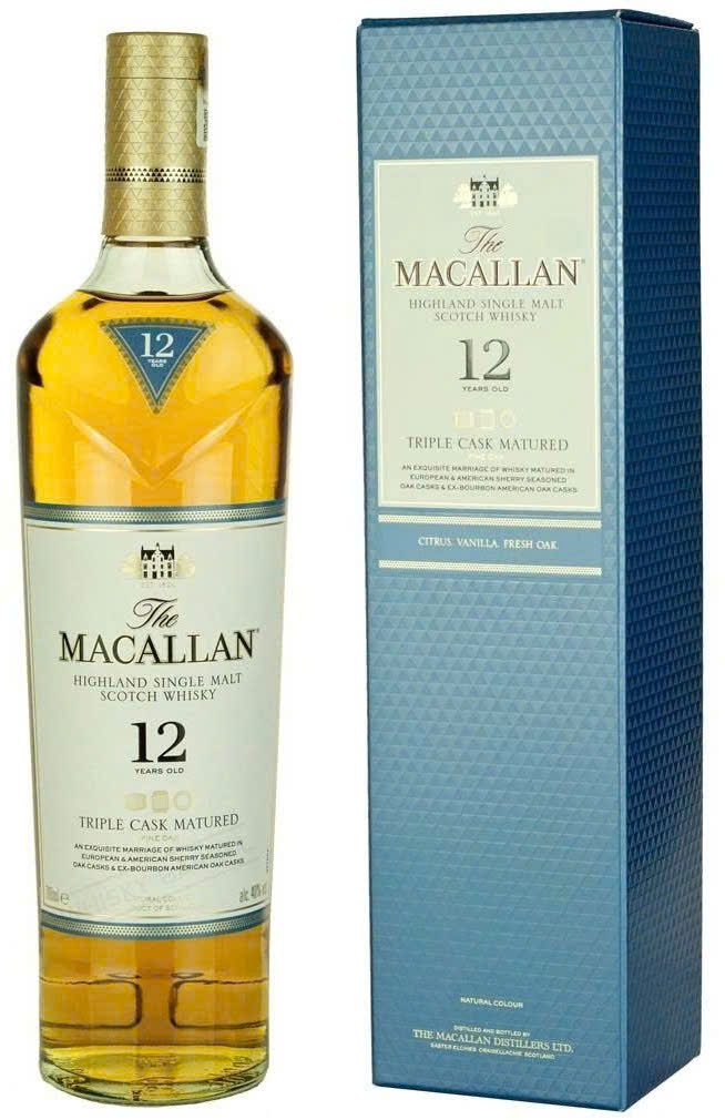 The macallan 12 triple cask 700ml