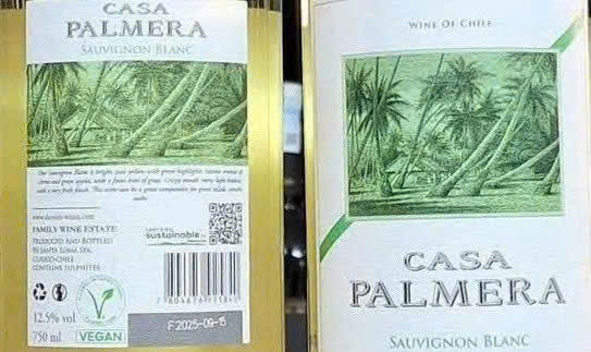 Thuong hieu Casa Palmera Sauvignon Blanc trang gia re
