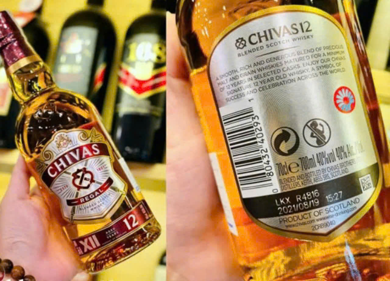 Thuong hieu Chivas 12 Mau moi 700 ml