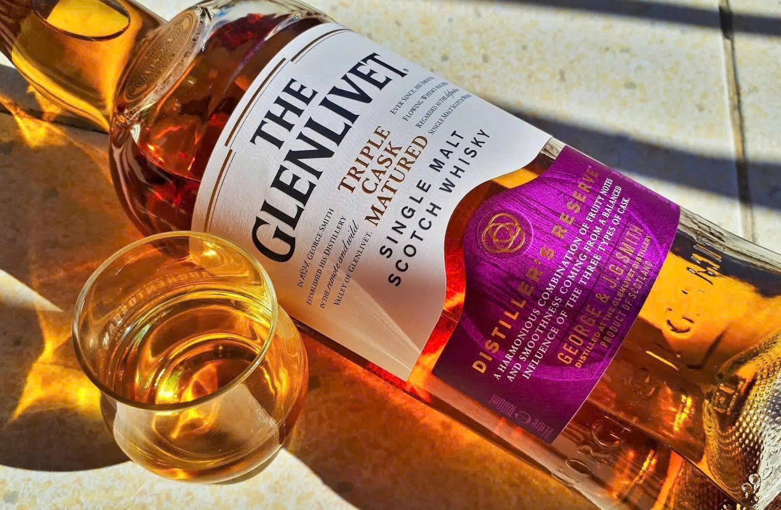 Thuong thuc Glenlivet Triple Cask Tim 1 Lit dung dieu